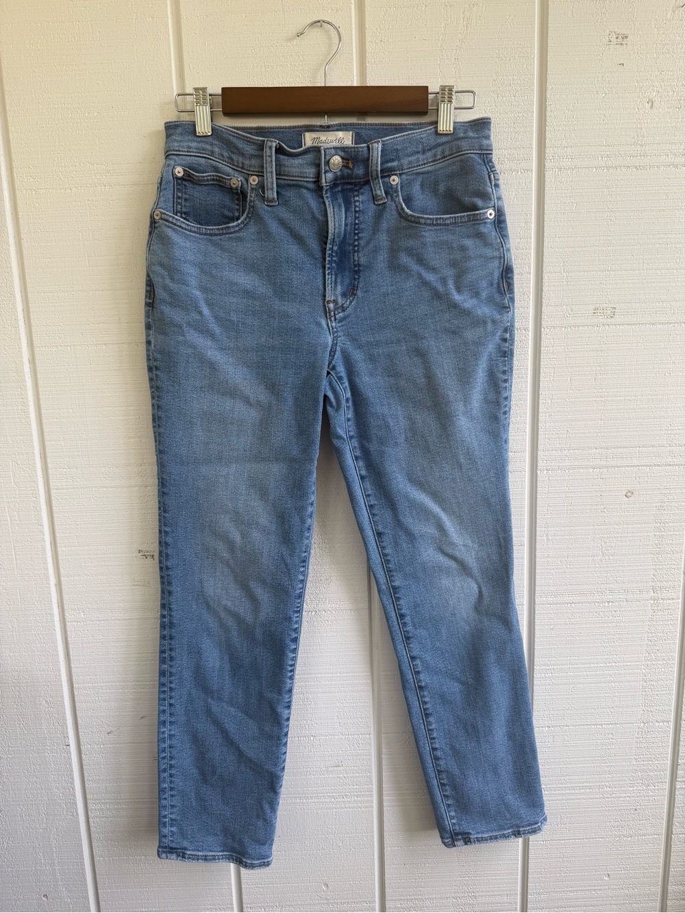 Madewell The Perfect Vintage Light Wash Mid Rise Jeans Size 27